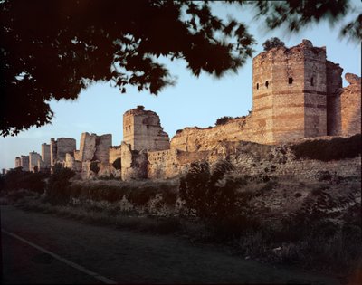 Theodosian Wall, built during the reign of Theodosius II (408-50) in AD 412-22 by Byzantine